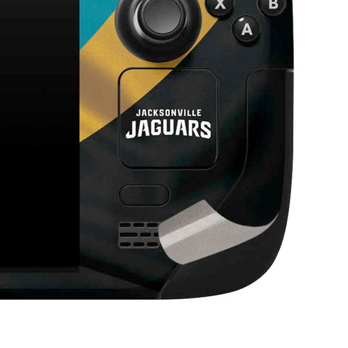 NFL Jacksonville Jaguars Steam Deck Handheld Gaming Computer Skin